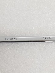 S-K 88513 Combination Wrench 12-Point SuperKrome Finish Size-13mm Made in USA