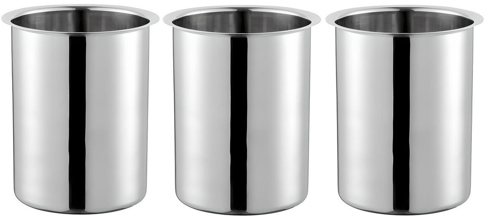 OCS Parts 3-Pack 2 Quart Bain Marie Pot | 6-3/4″ x 4-3/8″ Stainless Steel Pot