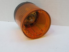(NEW) ALLEN BRADLEY 855T-B24DN5 , 855TB24DN5 Ser. B Stack Light, Amber