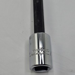 Proto 4990-5/16XL, Drive Extra Long Hex Bit Socket 5/16 Alloy Steel