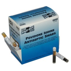 FIRST AID ONLY 10-400 Topical Antiseptic,Swab,PK100 39N903