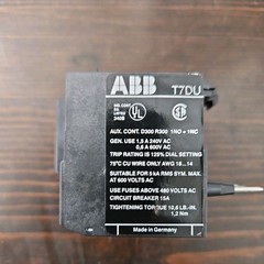 ABB T7DU THERMAL OVERLOAD RELAY 1.0-1.6A
