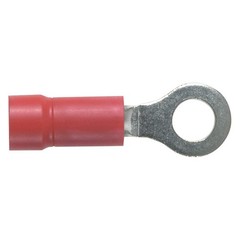 PANDUIT PV18-10R-CY Ring Terminal,#10,Red,600V,PK100 39CA32 PANDUIT PV18-10R-CY