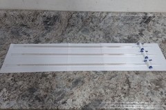 Lab Safety Supply 6CDP6 3 Pk 50 mL / 1.7 Fl Oz Capacity Straight Bore Buret