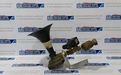 Kockum Sonics Tyfon MKT 75/660 Sweden AirHorn with Solenoid Valve