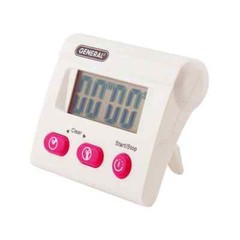 General TI170 Minute Second Count Up and Down Timer White