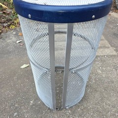 pyrex bell jar guard, used, 18” diameter, 30” tall, heavy duty stainless steel