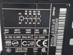 TELEMECANIQUE CA4KN 40 BW3 CONTACTOR 24V 4NO (LOT OF 3)