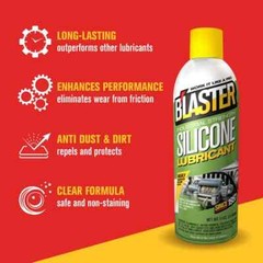Blaster 11 oz. Industrial Strength Silicone Lubricant Long Lasting (Case of 12)