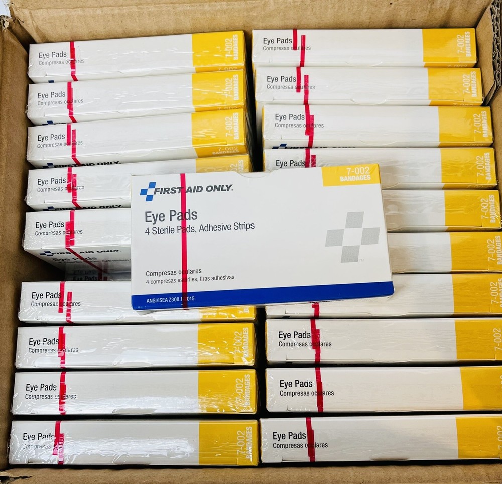 FIRST AID ONLY 7-002 Eye Pads,Inludes 40 Eye Pads & 40 Adhesive Strips