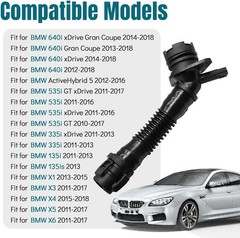 Car Crankcase Vent Hose from Valve Cover Compatible with BMW 135I 335I 535I 640I