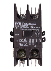 EATON CUTLER HAMMER C25CNY3T CONTACTOR 1P W/SHUNT FLA 25 RUUD 42-102851-01 OEM