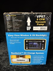 Fieldpiece VP67 Vacuum Pump 6 CFM 120 VAC