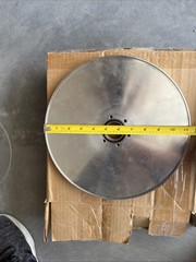 High Vacuum Stainless Steel Baseplate ~10″ Diameter