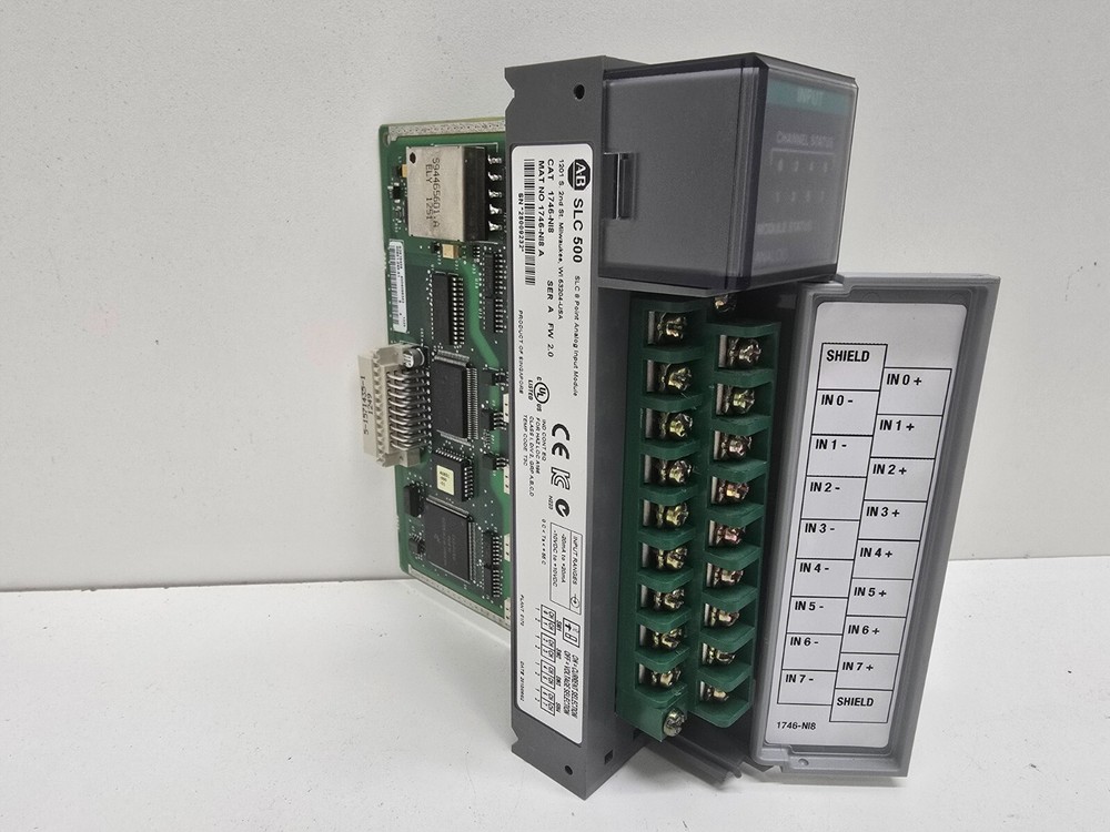 GUARANTEED! ALLEN-BRADLEY SER. A FRN 1.0 ANALOG INPUT MODULE 1746-NI8