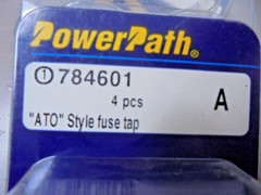 2 Packs of 4 – Power Path 784601 ATO Style Fuse Taps Made in USA