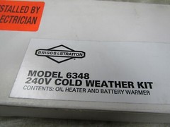 💥NEW BRIGGS & STRATTON COLD WEATHER KIT 240 VAC 6348