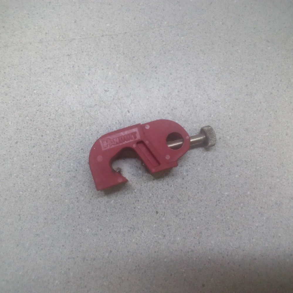 Panduit PSL-CBNT Electrical Breaker Lockout, Red, Single Pole