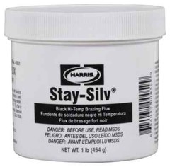 Harris Products SSBF1 1 Lb. Black Paste Flux Jar Container
