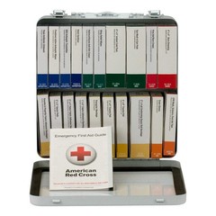 FIRST AID ONLY 90600 FirstAidKit w/House,129pcs,2 5/8×9″,WHT 48ZE22