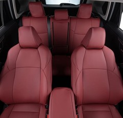 Custom Fit RAV4 and VENZA Seat Covers for LU02-Prime-XSE Hybrid, Wine Red