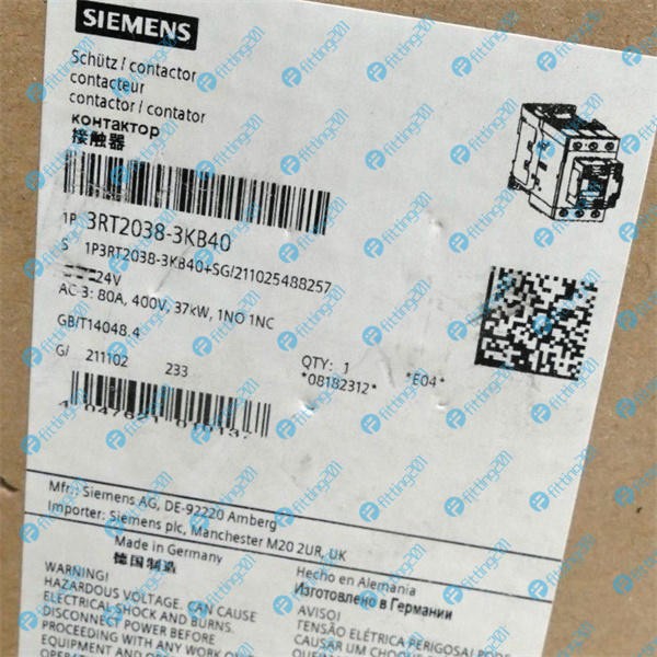 ONE Siemens Contactor 3RT2038-3KB40 24VDC NEW