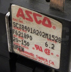 ASCO SCX8401A202M1528 AUTOMATIC SWITCH 20-150PSI 6.2W