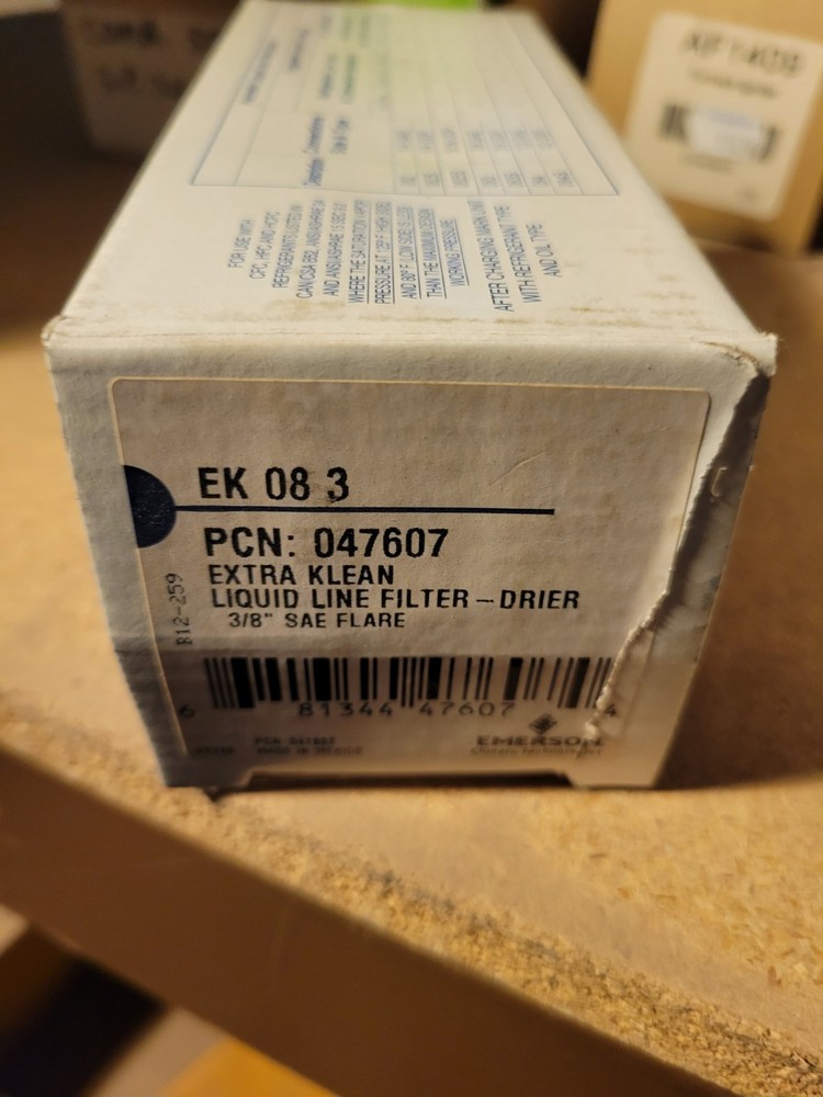 Emerson EK 08 3 Liquid Line Filter Drier 3/8″ Flare