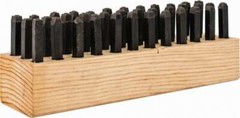 Made in USA Steel Standard Stamp Set: 1/8″ Character, 36 pc