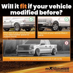 maXpeedingrods 5000 lbs Rear Air Suspension Bags Kit for Ford F-250 F-350 2011-2