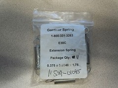 GARDNER STOCK SPRINGS E30C lot of 11 springs