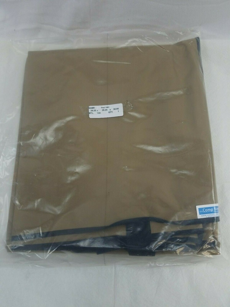 Genuine New in Factory Pack – 29.25″ x 29.25″ x 30.00″ Comp Bind Tech Cover Tan