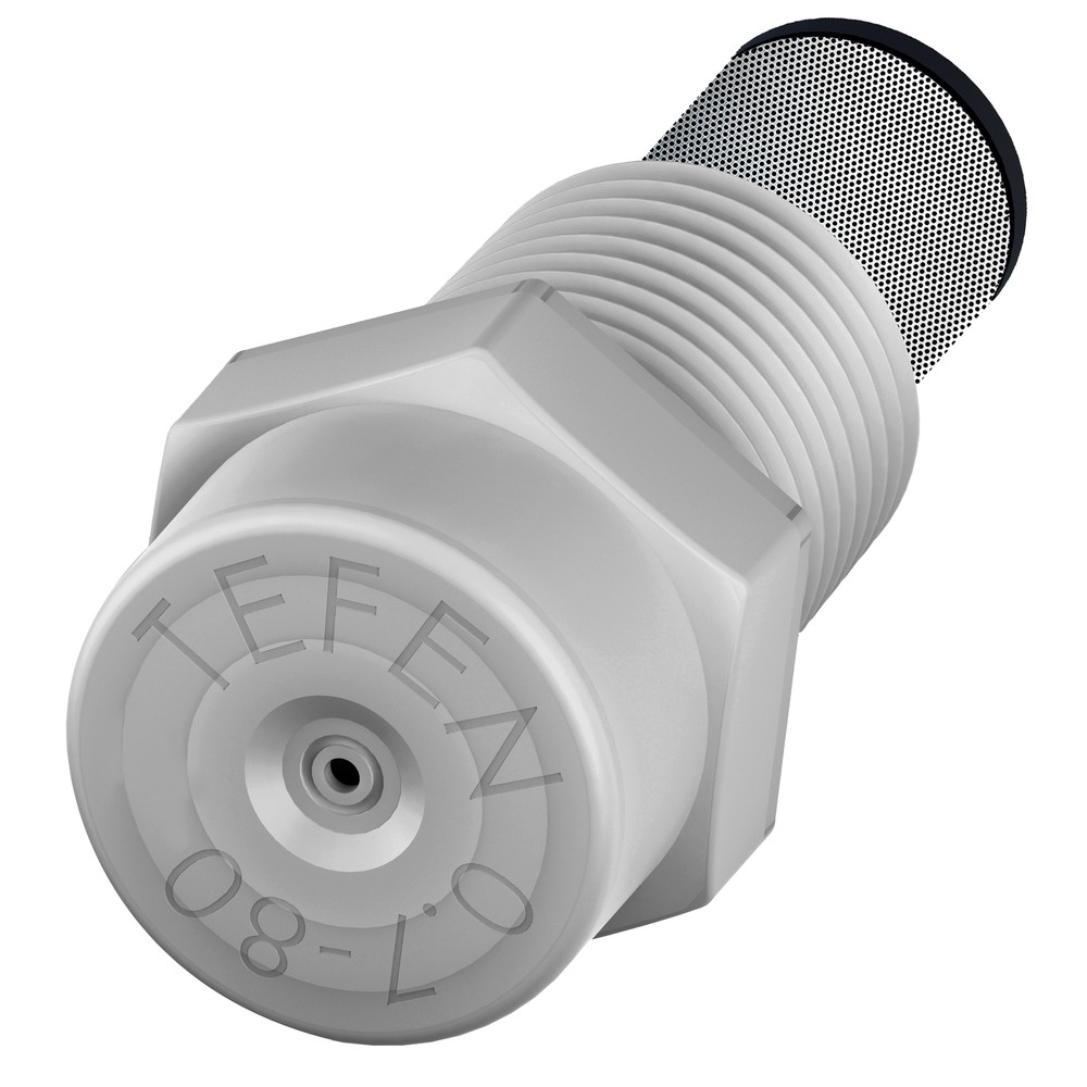 Tefen Fog Nozzle with Stainless Steel Filter Misting Poultry 1/8″ NPT 1 GPH 10