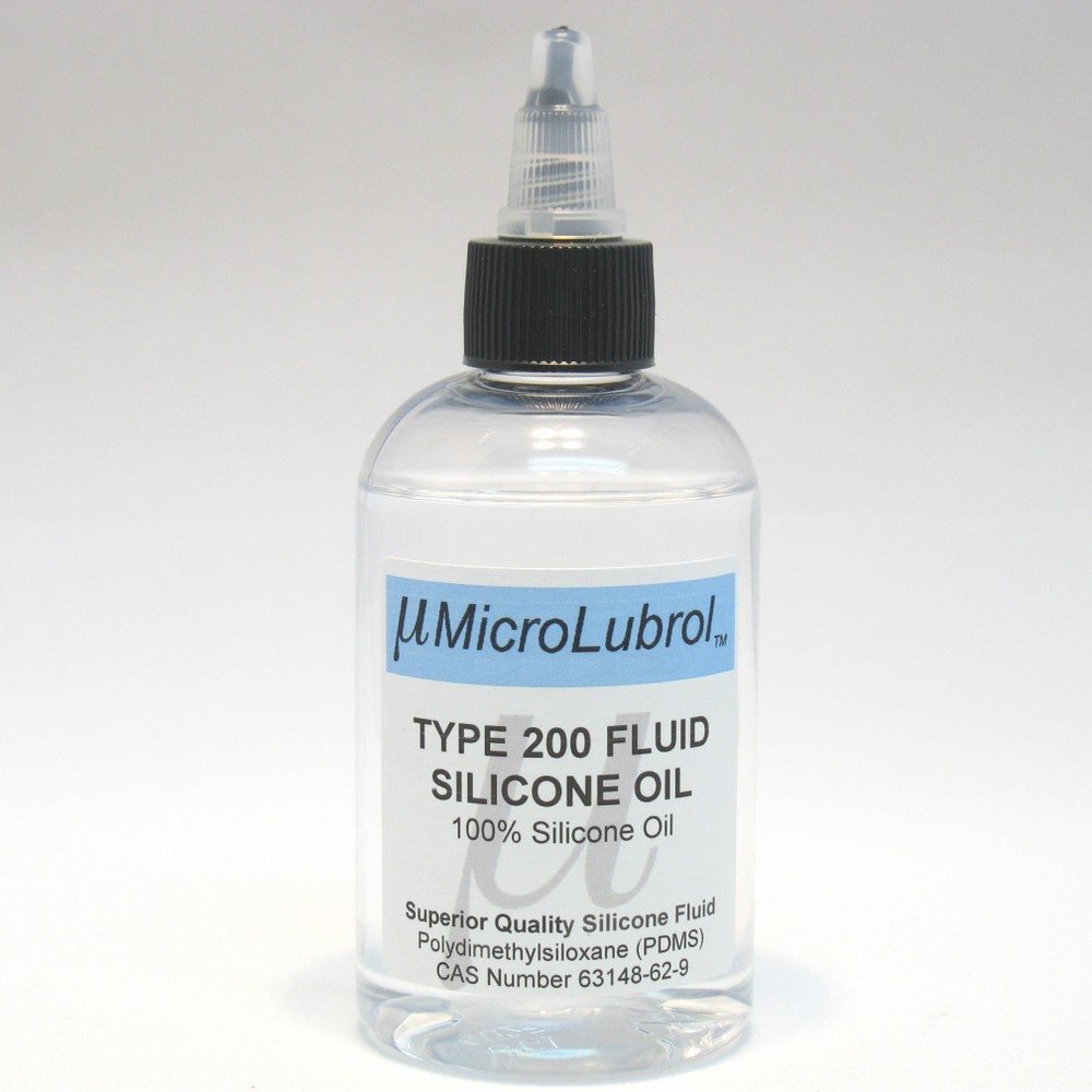 MicroLubrol 200 Fluid Pure Silicone Lubricant Oil PDMS 12500 cst centistokes 4oz