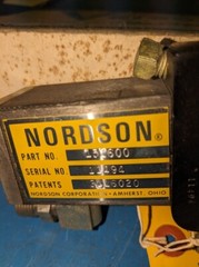 Nordson 152600  Serial Number 11494 Versa Automatic Gun Valve body