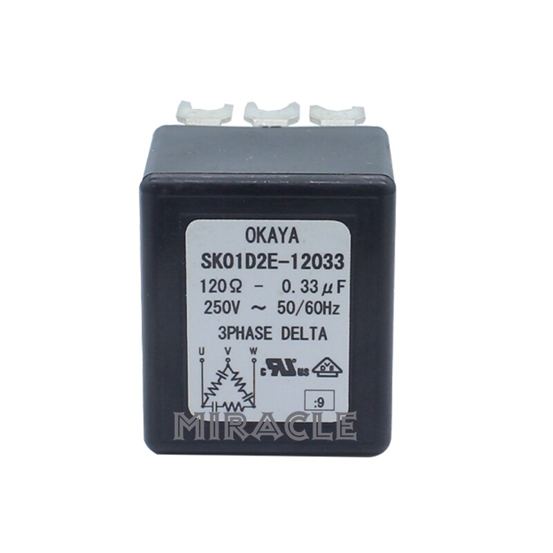 NEW For SK01D2E-12033 Motor Surge Absorber Apark Arrester 0.33UF 120R 250V