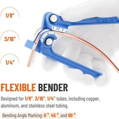Set 25Ft 3/16″ Copper-Coated Brake Line Kit With 16 Fittings, 2 Union and 4 Nut