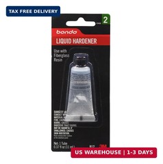 3M Bondo Liquid Hardener 1 Tube 0.37 fl oz., Use with Fiberglass Resin for Auto