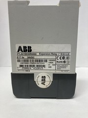 Lot of 6: ABB 2TLA010030R0000 EXPANSION RELAY E1T 0s 24VDC Used WORKING