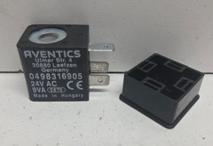 NEW NO BOX! AVENTICS 24V SOLENOID COIL 0498316905