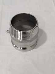 Cam & Groove Coupling: 3″ Part F, Stainless Steel, 500 psi Max 44795086