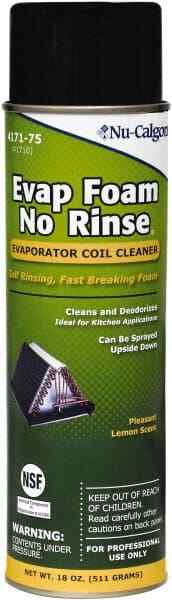 Nu-Calgon 4171-75 Coil Cleaner: Alkaline, 18 oz
