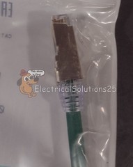 New Panduit STP28X0.5MGR Cat6A Shielded Patch Cord 0.5m Green – Free Shipping