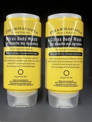 2 Bottles Pharmacopia Citrus Body Wash ~ 12.17 Fl oz Each