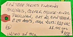 🟠COOPER CROUSE-HINDS EPN7000 FLASHING STROBES PESSCO IS OFFERING 1 G012425-2 🗽