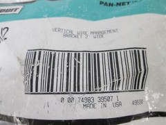 PANDUIT WMBV2 VERTICAL WIRE MANAGEMENT BRACKET 2 INCH WIDE