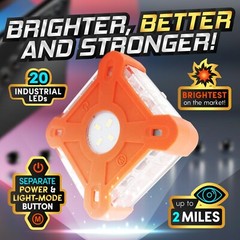 NEW MARCALA 3-Pack LED Road Flares w/ Batteries – 3 Bonuses Included!