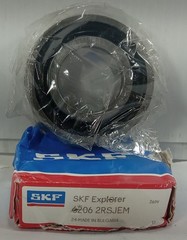 1 NEW SKF 6206 2RSJEM 30X62X16 RADIAL DEEP GROOVE BALL BEARING NIB *MAKE OFFER*