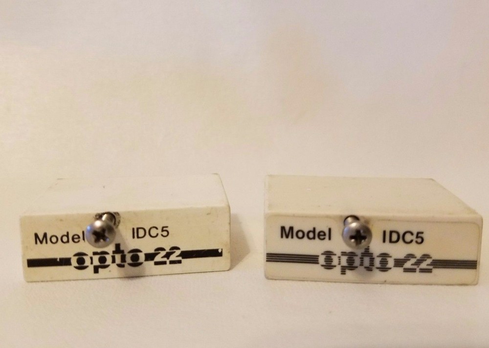 Lot of 2 Opto 22 Model IDC5 IDC-5 Input Module Relay 1DC5