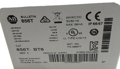 ALLEN BRADLEY 856T-BT8 STACK LIGHT SER. A 24VAC 50/60HZ 856TBT8 NEW, SURPLUS